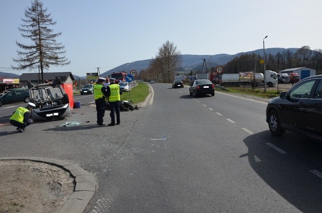 Tragiczny wypadek w Ustroniu: Zginął motocyklista