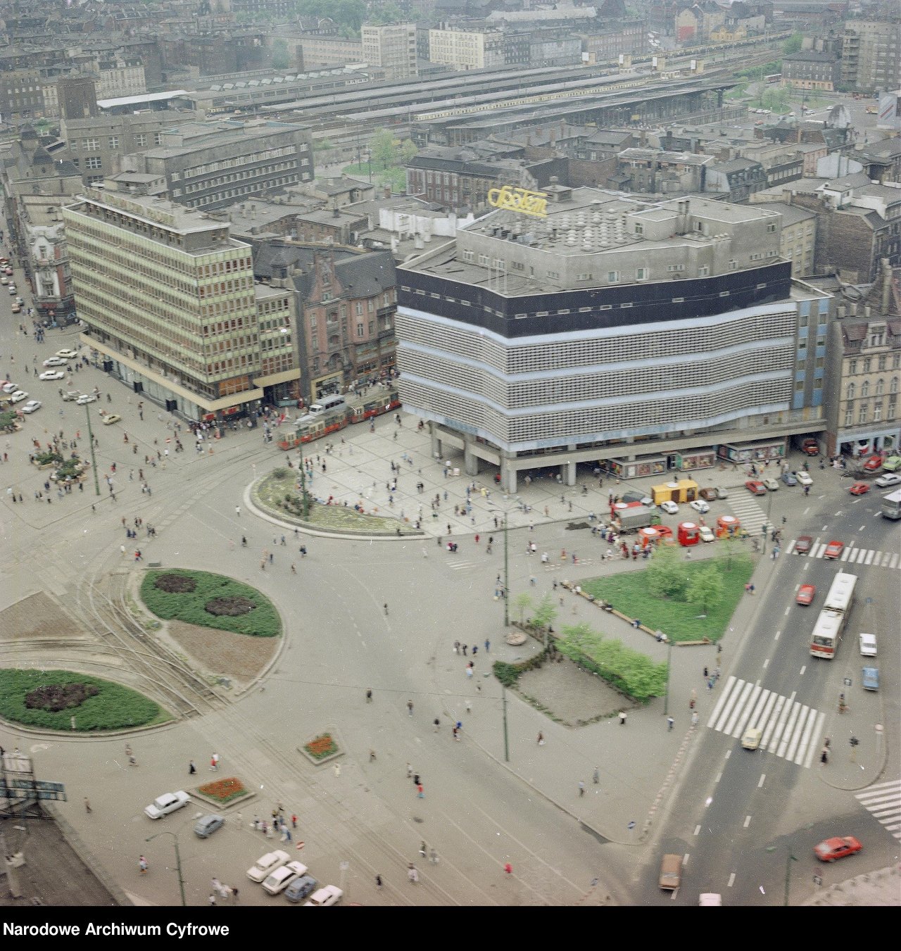 Katowice Z Lotu Ptaka W 1989 Roku Wielu Tych Miejsc Ju Nie Ma Inne katowice-market-square-katowice-sightseeing-katowice