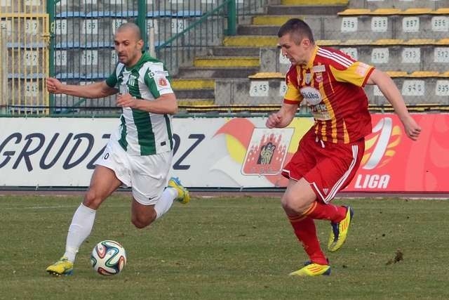 Maciej Kowalczyk zamienił biało-zieloną koszulkę Olimpii na trykot jednego z jej rywali w I lidze – GKS Tychy