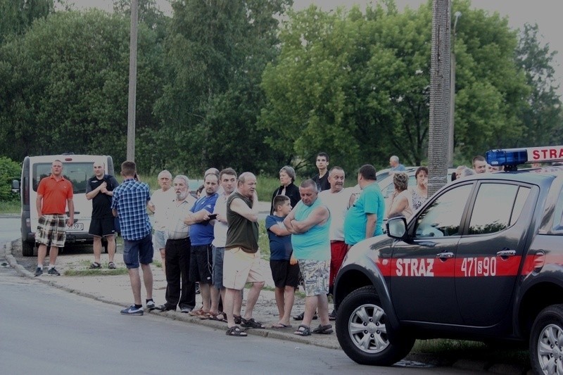 Ziemia zapadła się na placu zabaw w Sosnowcu