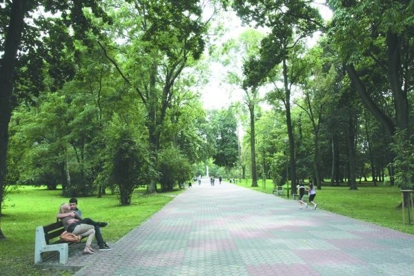 Park dzisiaj.