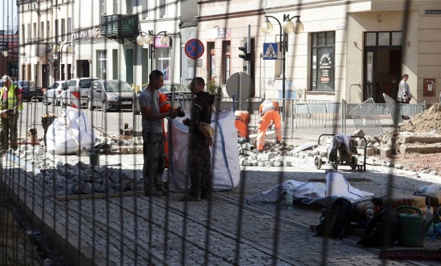Modernizacja ulicy Toruńskiej w Grudziądzu rozpoczęła się w marcu ubiegłego roku