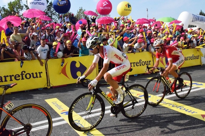 Michał Kwiatkowski wygrał etap Tour de Pologne w Bielsku-Białej. Polak umocnił się na pozycji lidera