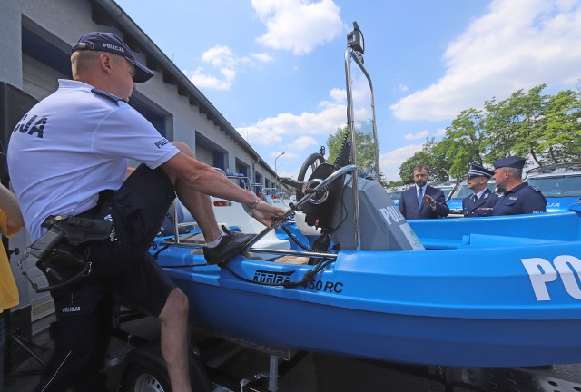 Nowy sprzęt pływający dla policji w województwie śląskim
