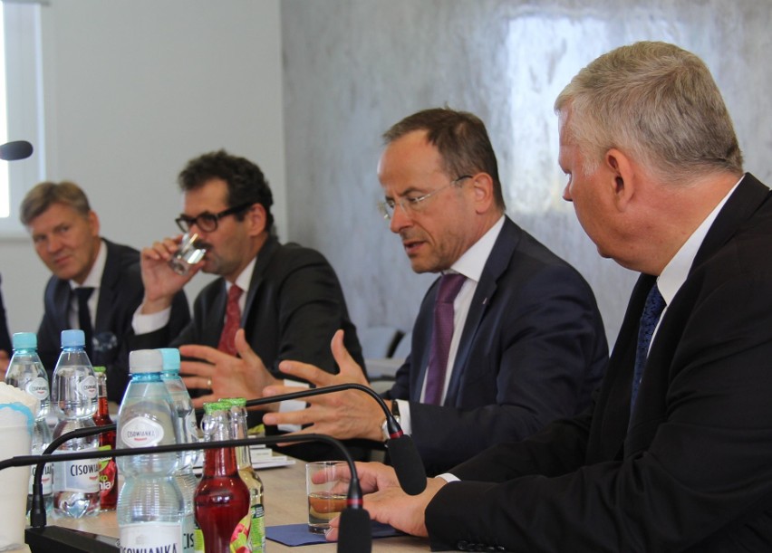 Ambasador Austrii w Starostwie Powiatowym w Radomiu. Była dyskusja o inwestycjach i problemach samorządów 