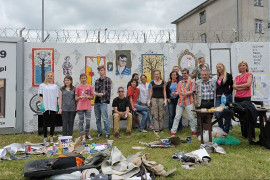 Mural na zakładzie karnym przy Hetmańskiej