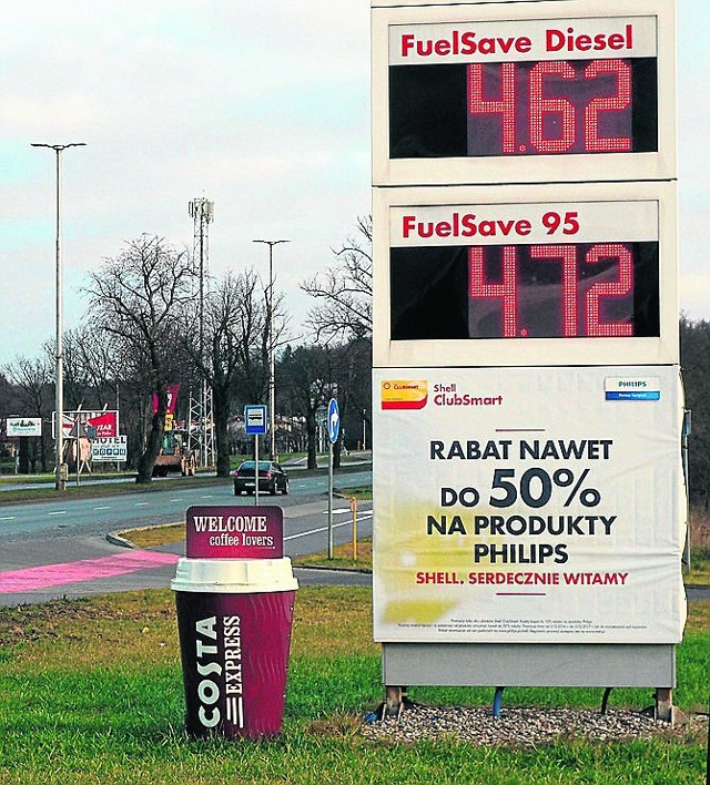 Ceny paliw w Koszalinie z wczorajszego południa. Ale dziś mogą znowu wzrosnąć...