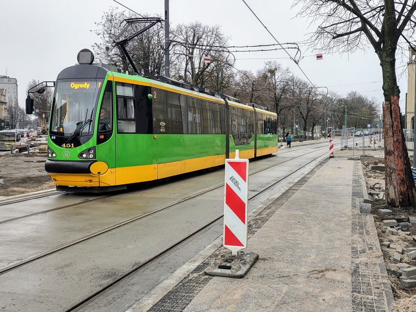 Od 1 kwietnia tramwaje jeżdżą już przez ul. Św. Marcin i...