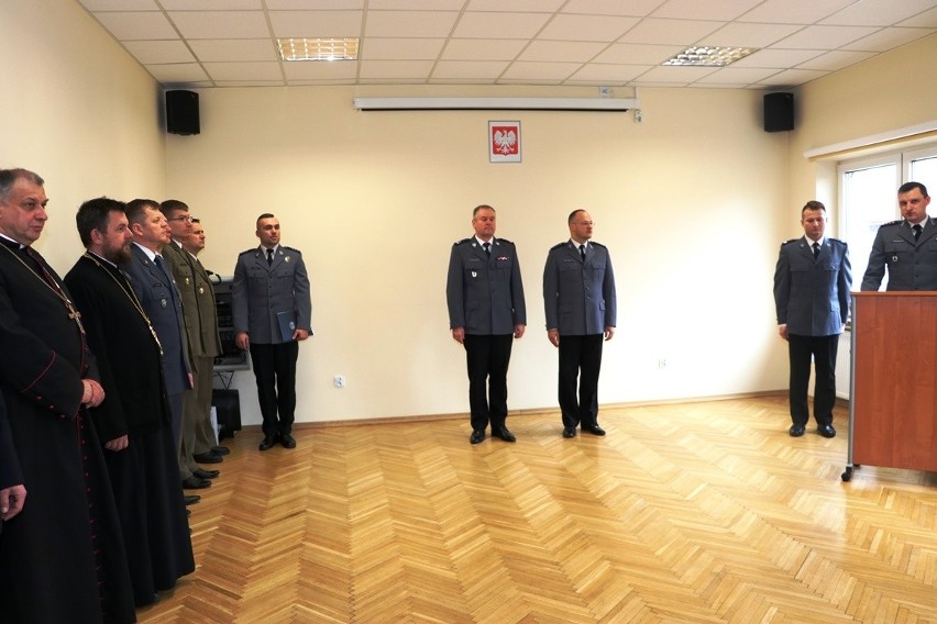 Nadkomisarz Bartosz Lorenc nowym Komendantem Powiatowym Policji w Hajnówce (zdjęcia)