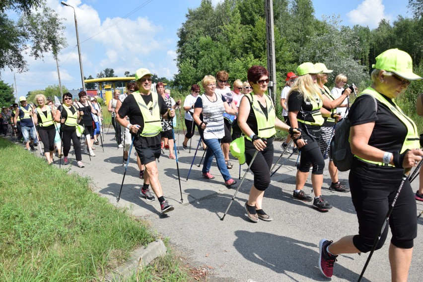 Marsz nordic walking w Zawierciu