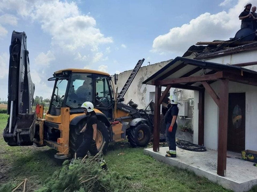 Nawałnica poczyniła wielkie szkody w gminie Obrowo. Jeden z...