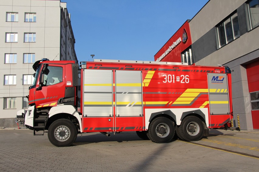Nowy wóz w kieleckiej straży pożarnej. Kosztował ponad milion złotych