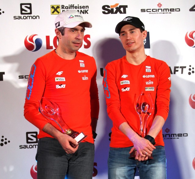 Łukasz Kruczek i Kamil Stoch