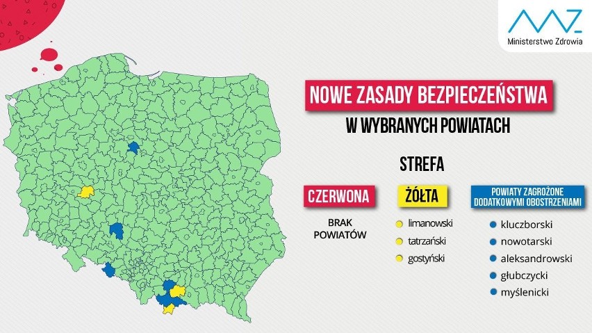 Nowe strefy Covid-19: całe woj. śląskie w strefie zielonej od 12 września 2020