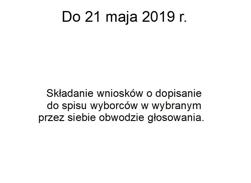 Wybory do Parlamentu Europejskiego odbędą się 26 maja. Taki jest kalendarz wyborczy