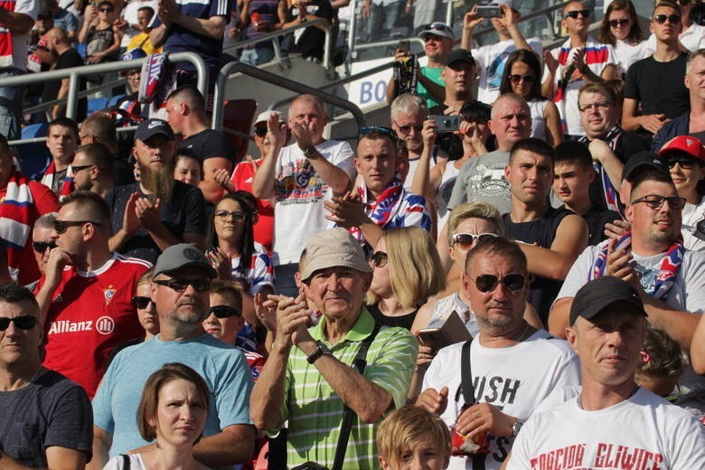 26.07.2019. Kibice na meczu Górnik Zabrze - Zagłębie Lubin....