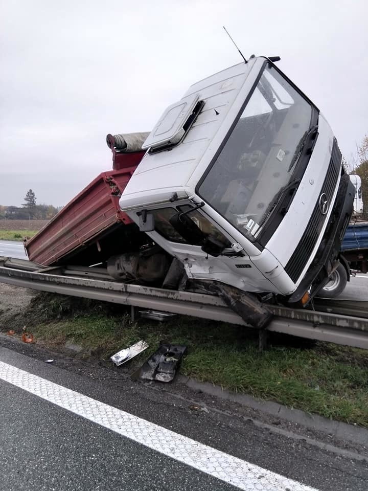 Wypadek na A4 spowodował na obwodnicy Krakowa wielki korek