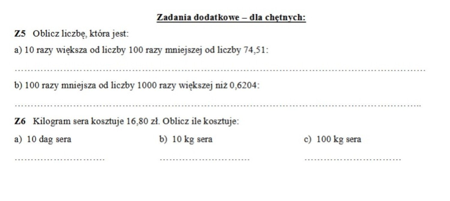 16 Liczby A To 80
