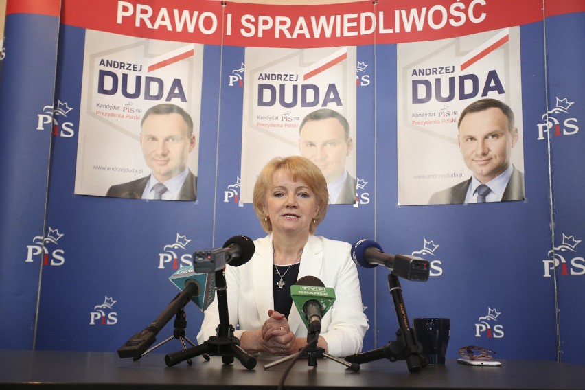 Konferencja PiS w dotycząca wyborów prezydenckich...