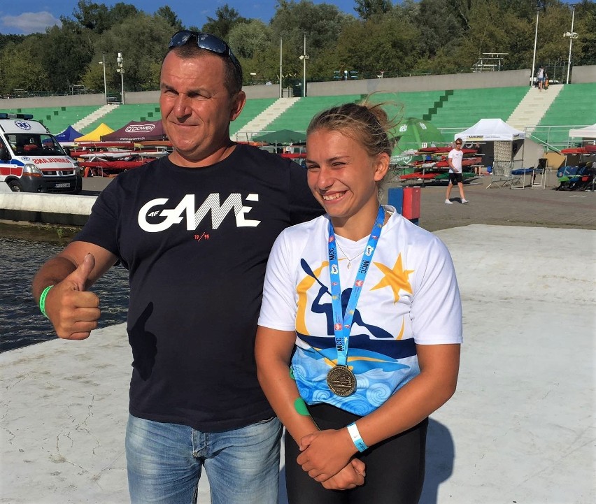 Magdalena Szczęsna zdobyła trzy złote medale na rozegranych...