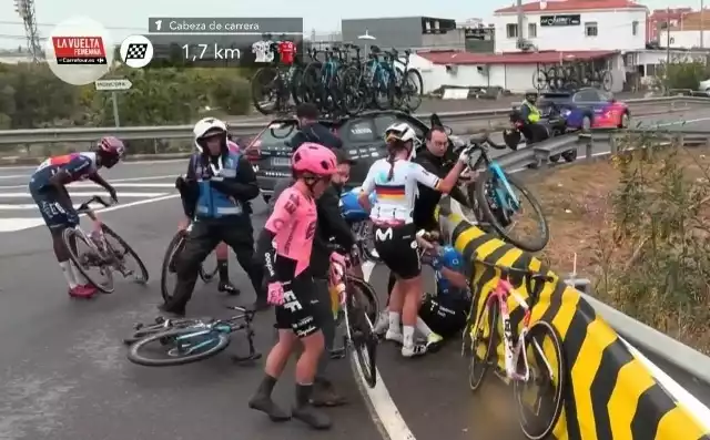 Sprawdź, co stało się na trasie drugiego etapu Vuelta a Espana kobiet.