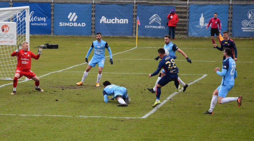 Tak padał gol dla Odry Opole na 1-1.