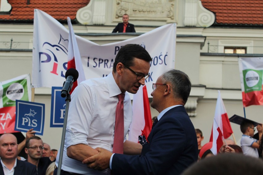 Premier Mateusz Morawiecki w Kluczborku.