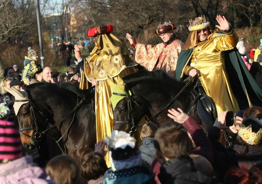 6.01.2014 - ubiegłoroczny Orszak Trzech Króli we Wrocławiu