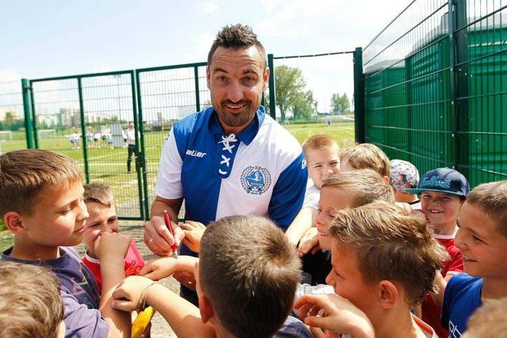 Marcin Wasilewski odwiedził młodych piłkarzy Stali Rzeszów [ZDJĘCIA]