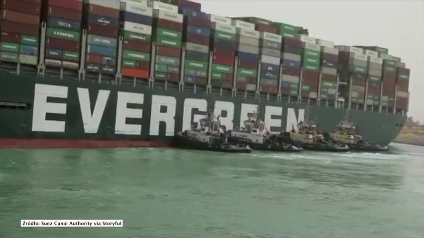 Blokada Kanału Sueskiego: akcja usunięcia kontenerowca Ever...