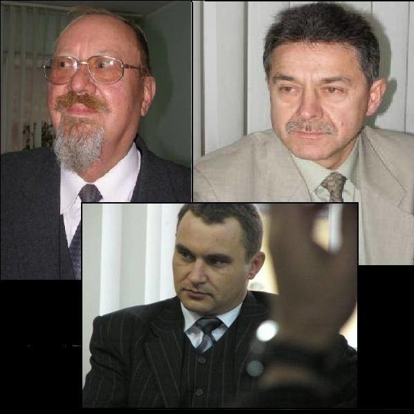 Grzegorz Dziubek, Wacław Oblas i Andrzej Kiedrzynek.