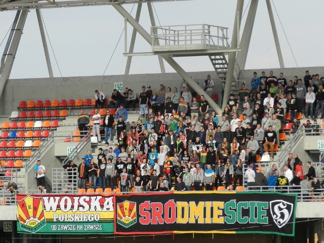 3. Liga: Kibice na meczu BKS Stal Bielsko-Biała - Ruch Zdzieszowice 1:1