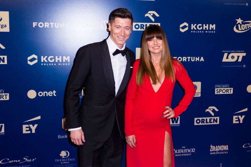 04.01.2020 r. Robert Lewandowski i Anna Lewandowska na Balu...