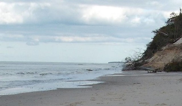 Plaża w Poddąbiu.