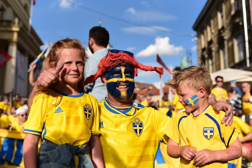 Euro U21 w Lublinie. Kibice Szwecji i Słowacji w drodze na mecz [ZDJĘCIA]