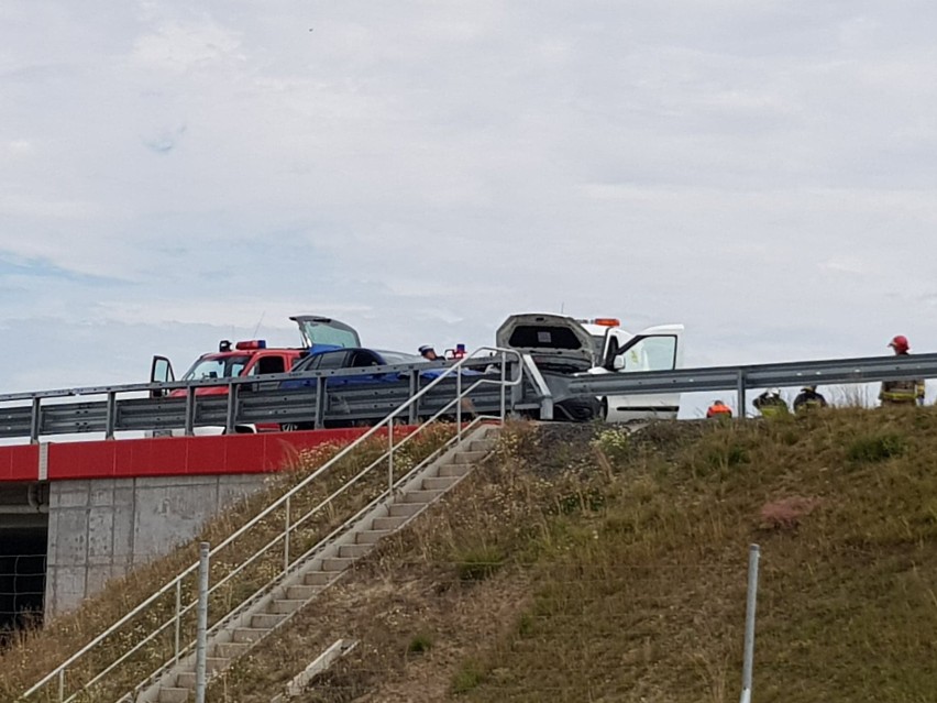 Wypadek na drodze S5 w powiecie żnińskim. Uwaga kierowcy!