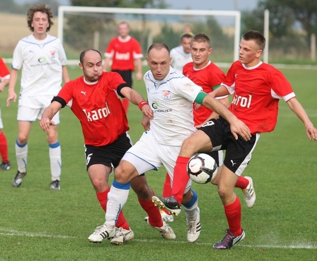 Henryk Patyk zdobył w tym sezonie już 5 goli dla Pomorza.