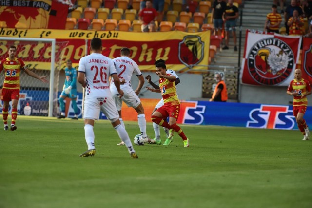 16.08.2021 r. Jagiellonia Białystok - Górnik Zabrze.  Zobacz kolejne zdjęcia. Przesuwaj zdjęcia w prawo - naciśnij strzałkę lub przycisk NASTĘPNE