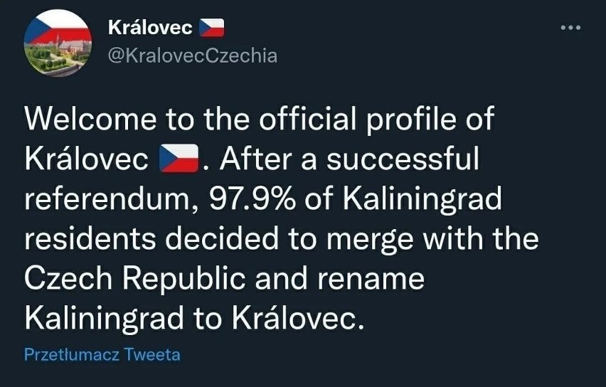 Kralovec, Czechy z dostępem do morza… Coraz więcej memów i oficjalna reakcja amerykańskiej ambasady - nie całkiem serio, ale z podtekstem