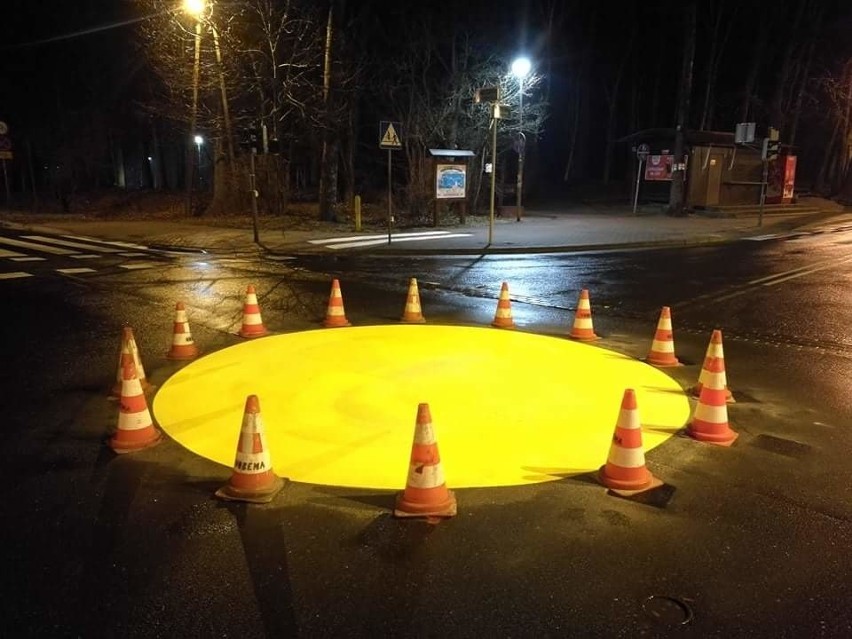 Tak powstaje nowe rondo na Głębokim w Szczecinie 