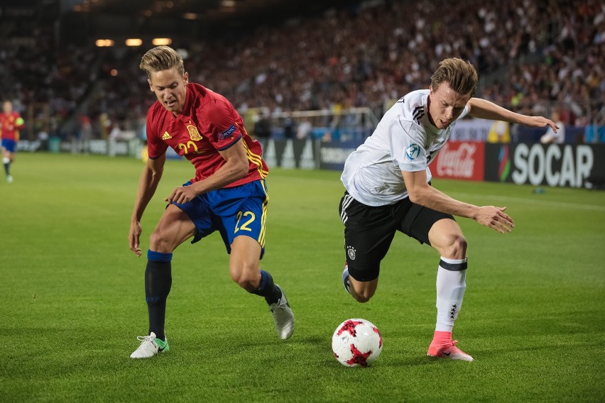 Finał Euro U-21 Niemcy - Hiszpania na stadionie Cracovii