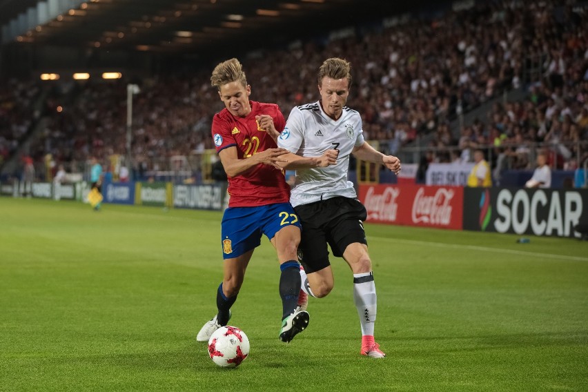 Finał Euro U-21 Niemcy - Hiszpania na stadionie Cracovii