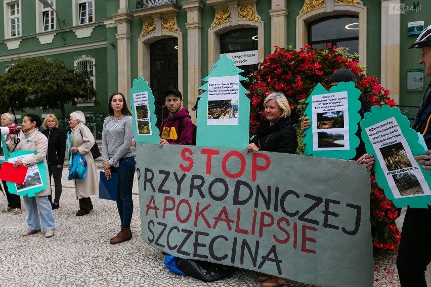"Stop przyrodniczej apokalipsie Szczecina". 15 grzechów urzędników [ZDJĘCIA]