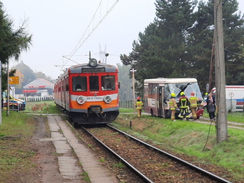 Zderzenie pociągu z autobusem w Bulowicach, 29 września 2021