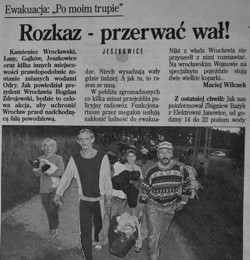 Powódź 1997 w naszych relacjach (OKŁADKI, TEKSTY, ZDJĘCIA)