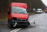 Wypadek na DK 62 pod Włocławkiem. Jedna osoba trafiła do szpitala [zdjęcia]