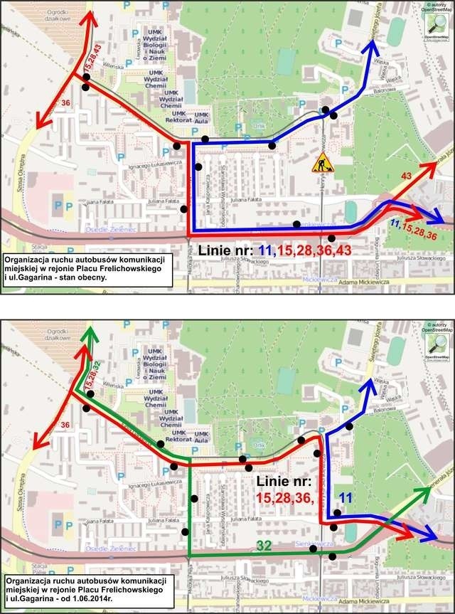 Od niedzieli wielkie zmiany w komunikacji miejskiej [MAPKI]