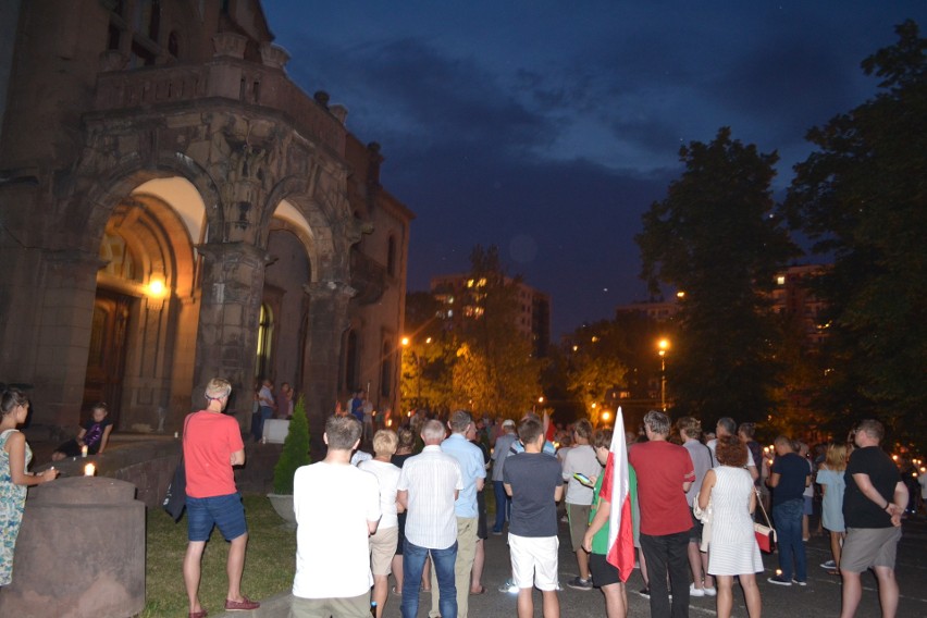 Protest przeciw reformie sądownictwa, Sosnowiec, 20 lipca