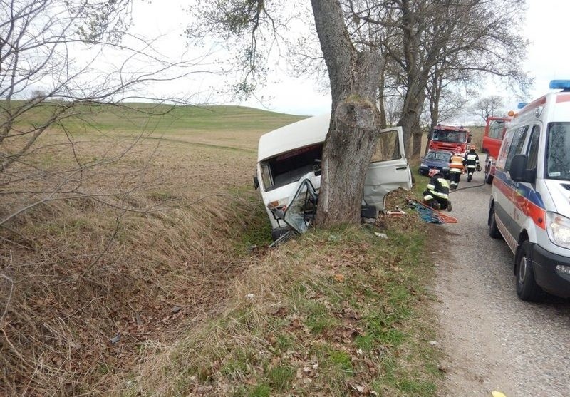 Do wypadku doszło w piątek około godziny 9 na trasie Mażucie...