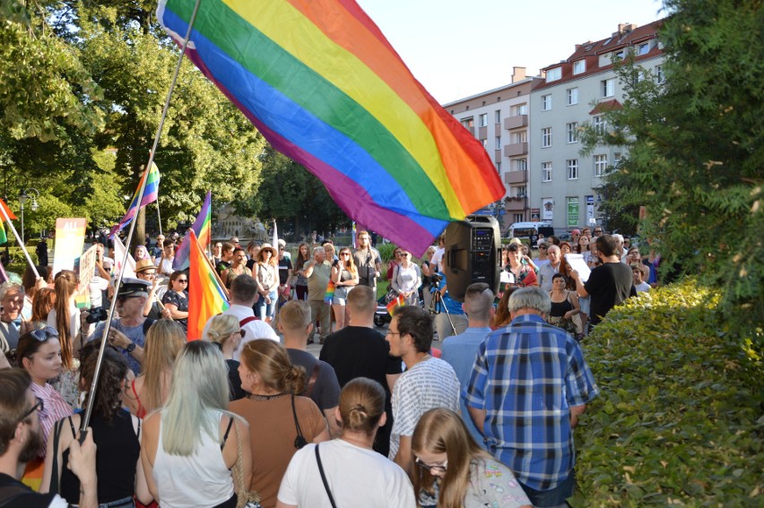 Demonstracja w Opolu po wydarzeniach w Białymstoku...